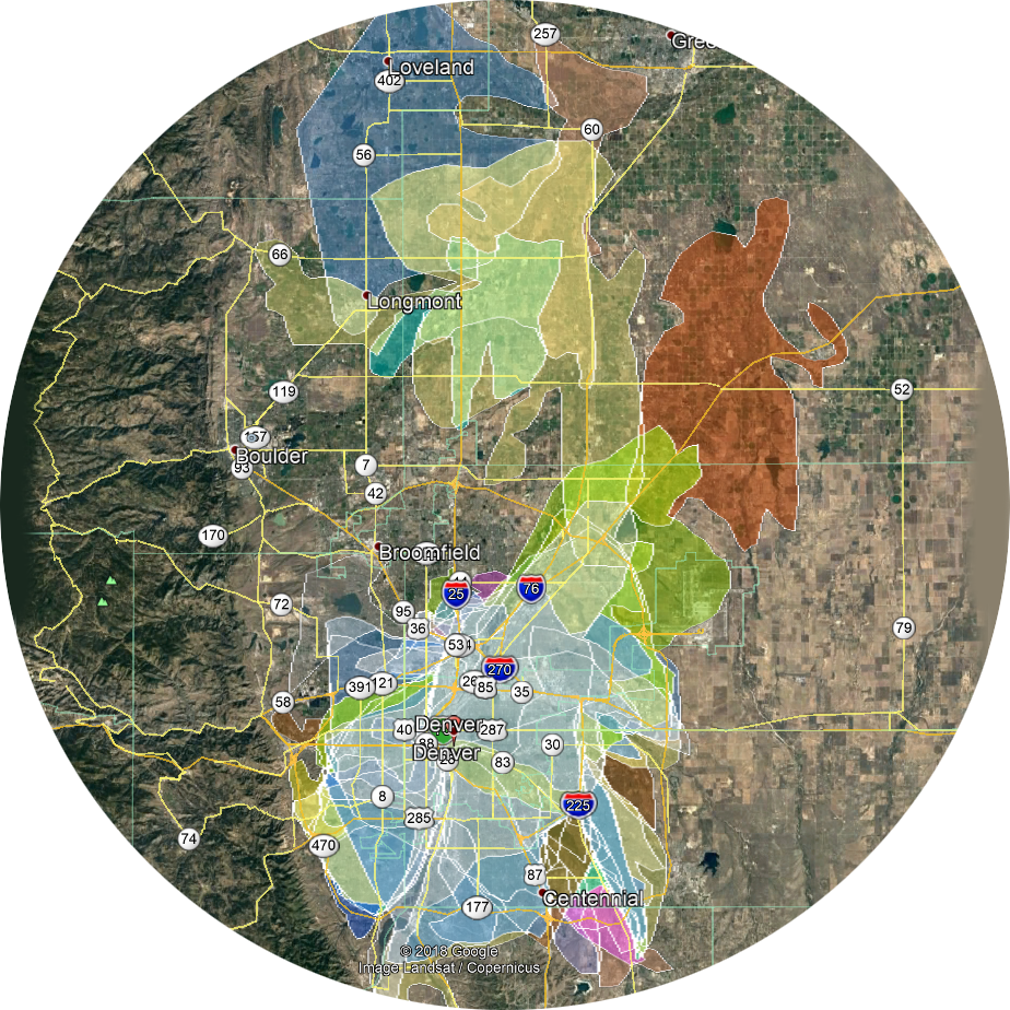 Telos Wireless - Service Area Map - Denver Colorado Telos Wireless - Service Area Map - Denver Colorado